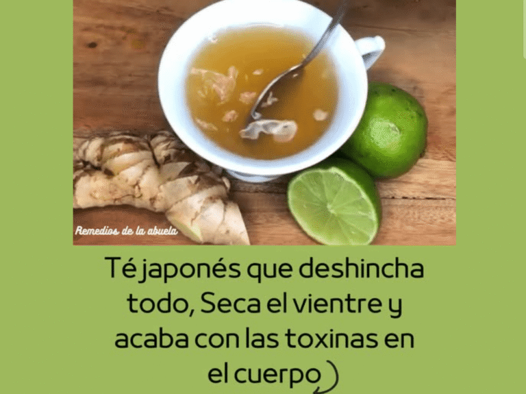 Té Curativo de Jengibre y Limón: Secretos para Reducir Inflamación, Desintoxicar y Quemar Grasa Abdominal