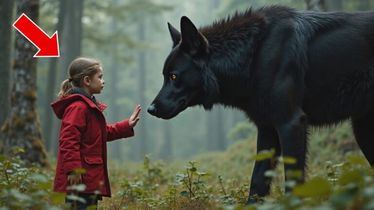 Inesperado hallazgo genético tras el rescate de una niña a un enorme lobo canino